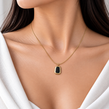 Tableau Noir Pendant Necklace