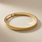 Blush Stripe Crystal Bangle