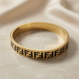 Signature Gold Anti-Tarnish F Bangle